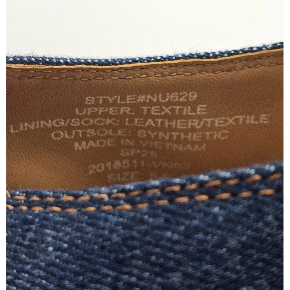 Madewell The Remy Mary Jane Flat  Dark Denim Blue Size 8.5 Shoes Ballet